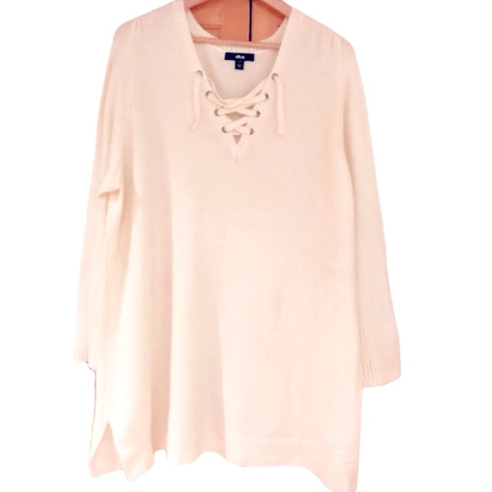 Ellos 2X (26/28) acrylic knit sweater
